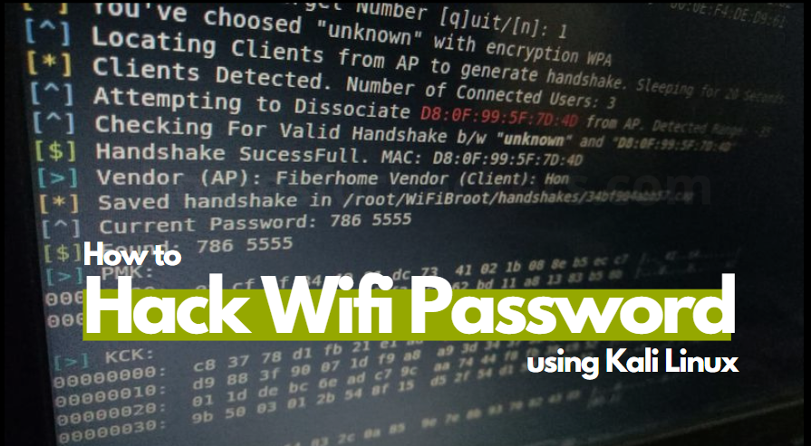 how to hack wifi wpa2 password