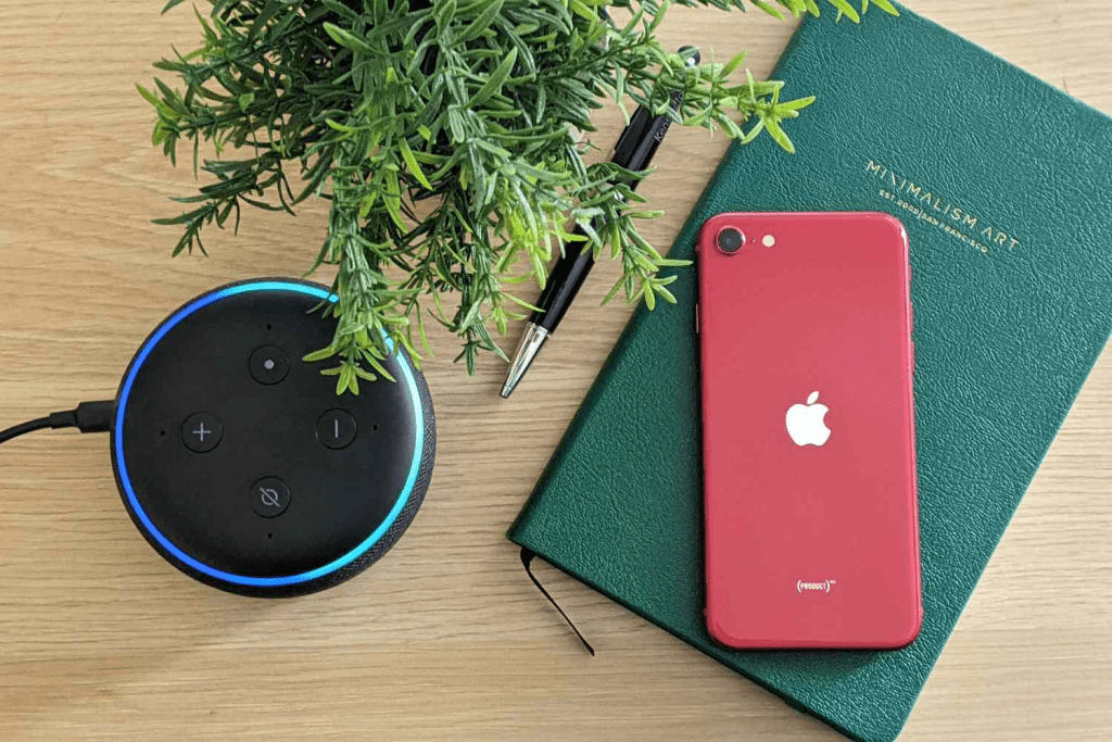 How do I use the Alexa speaker on my iPhone?