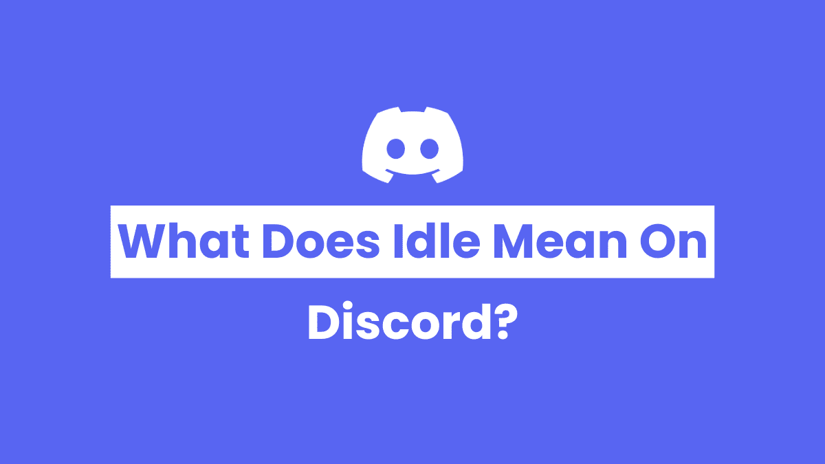 What does idle mean and how do you set it on Discord? - Android